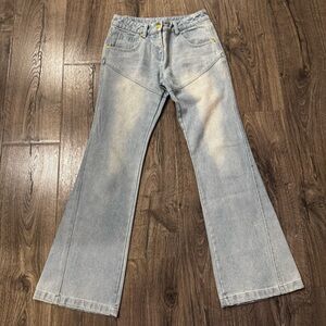 Boutique de Viola Women's Light Blue Flared Jeans size Xs